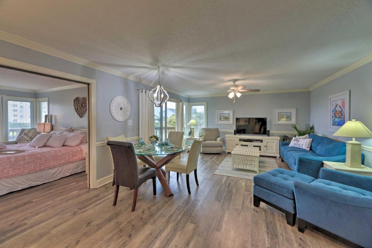 Bright Emerald Isle Condo With Private Beach Access! Esterno foto